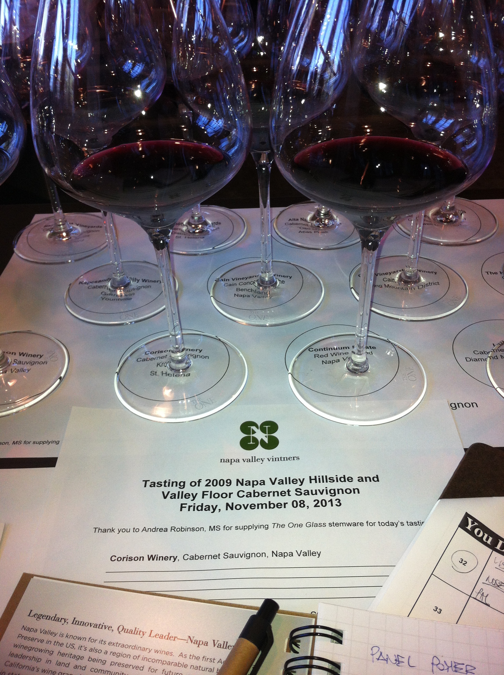 cabernet tasting