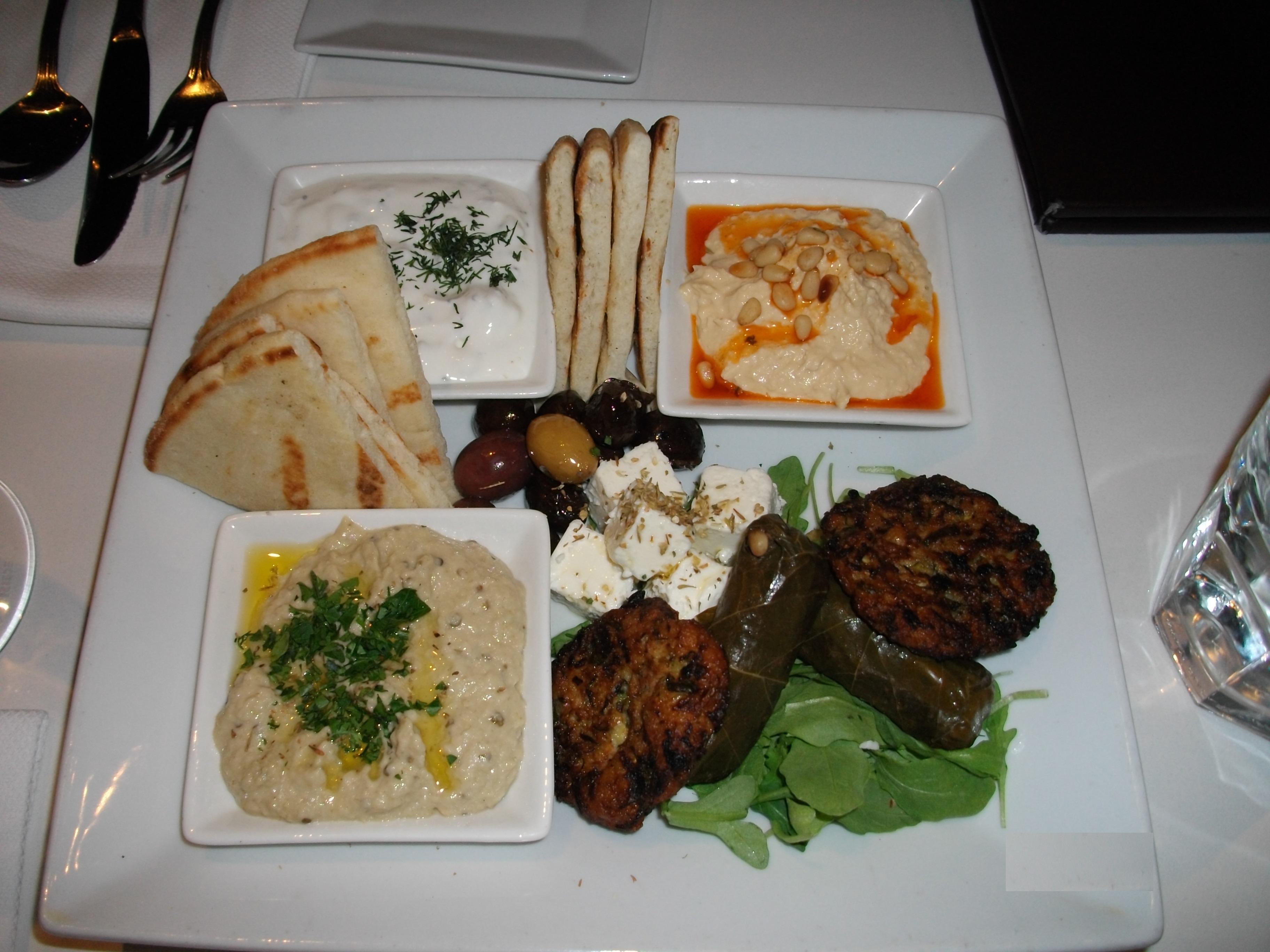 "mezes" starter at Tarla restaurant