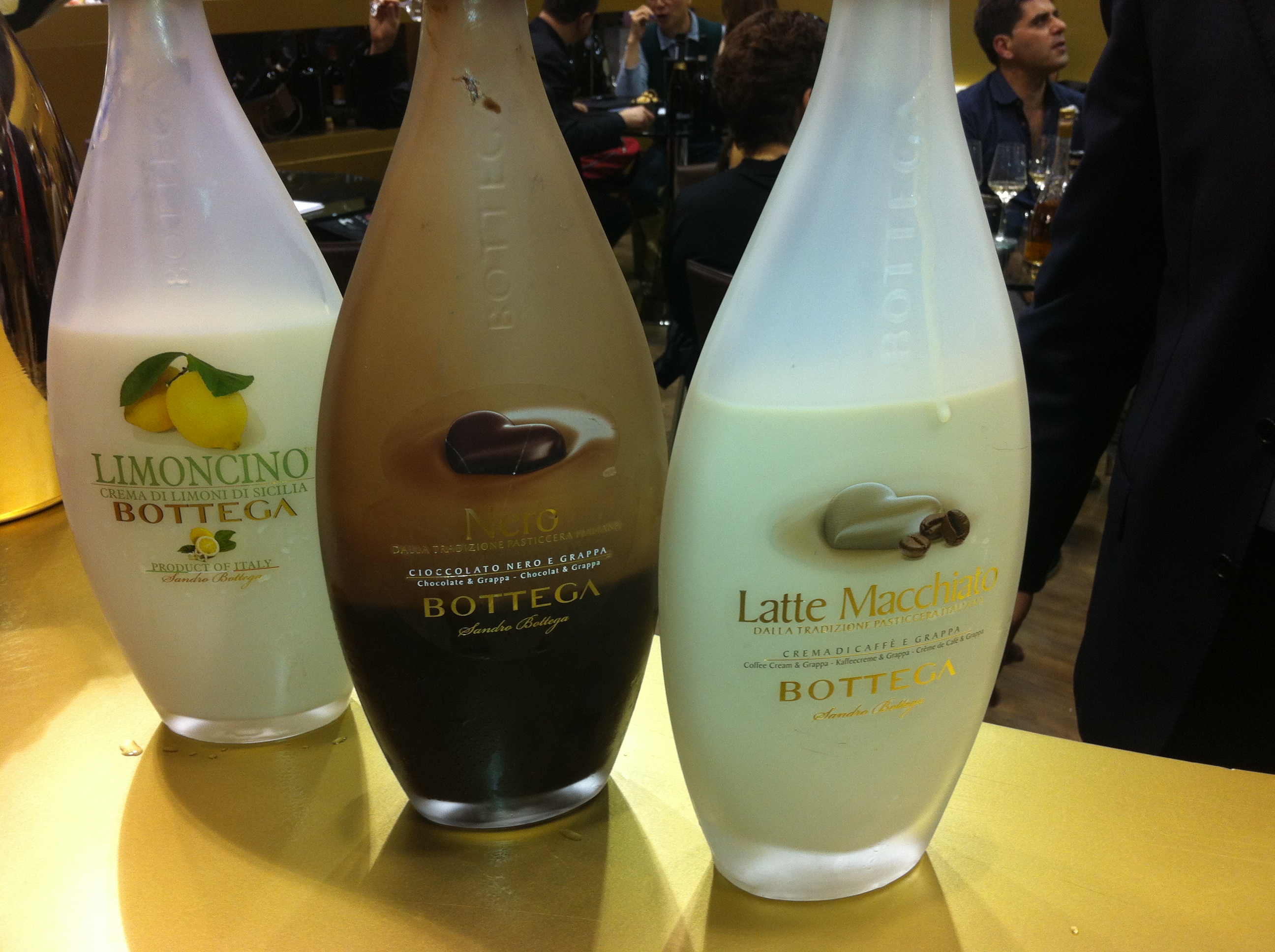 the creams tasted at Vinitaly