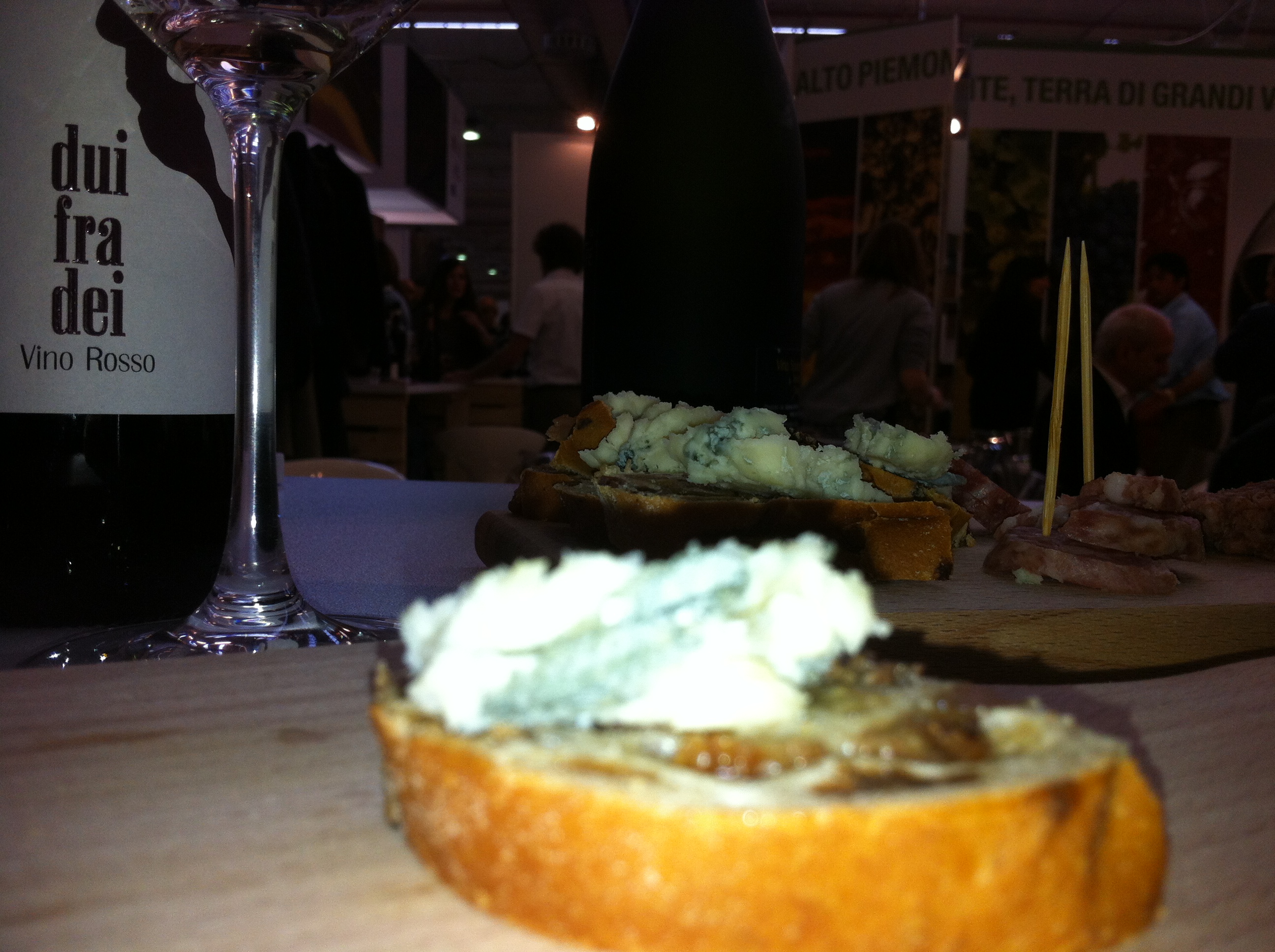 crostino al gorgonzola