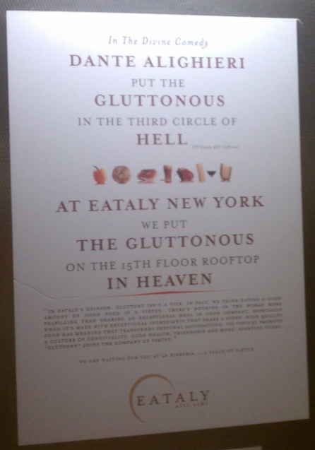 gluttonous at eataly