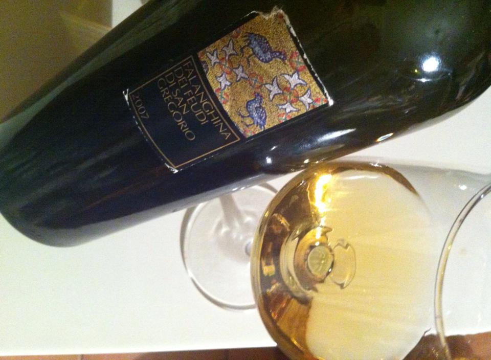 Feudi di San Gregorio winery and their white Falanghina 2007
