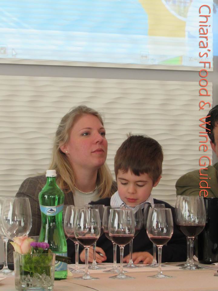 Milena Pepe, the owner, and her son Angelo