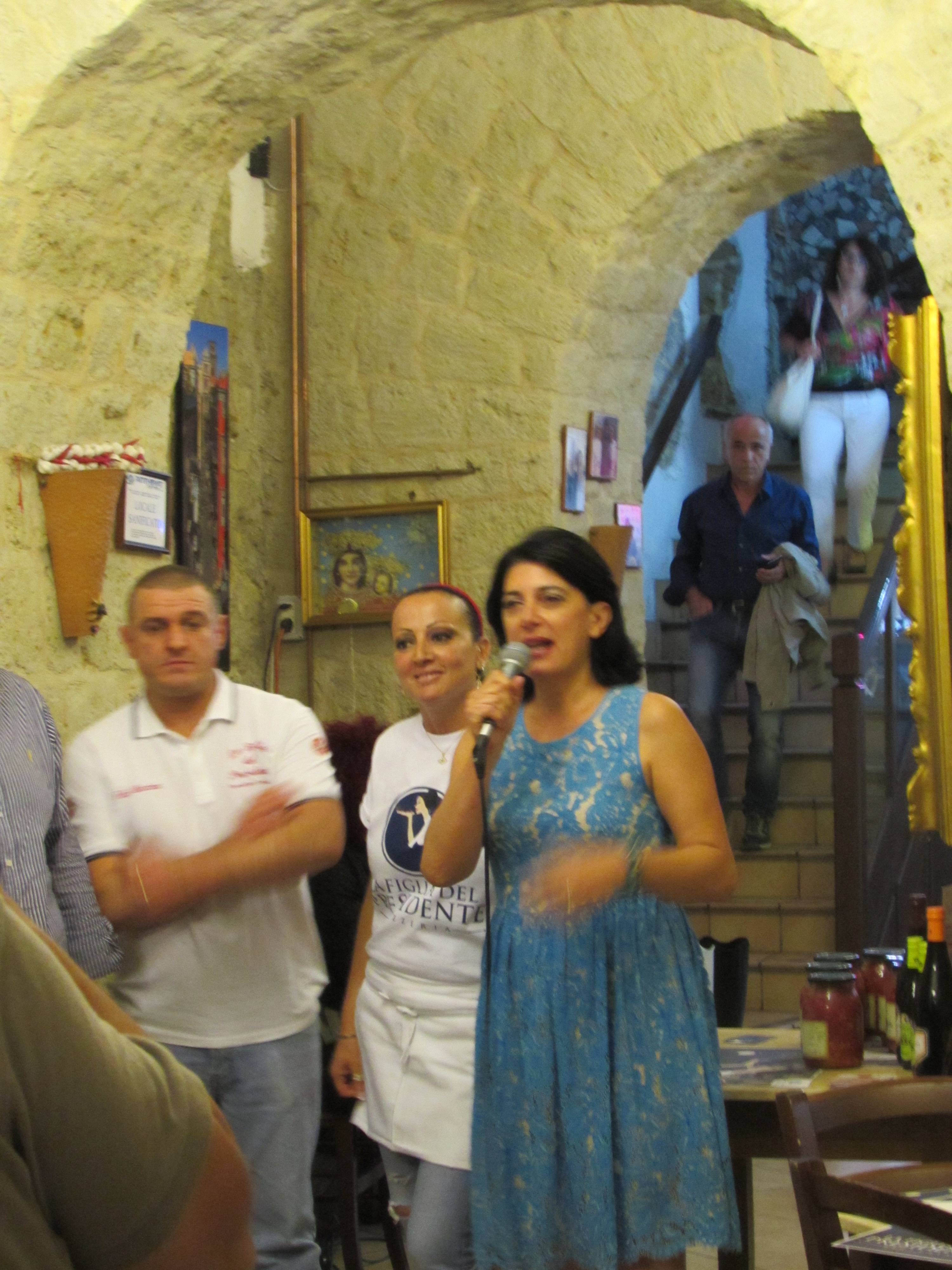 from the left hand side: mr. felice, ms. Maria, ms. Marina