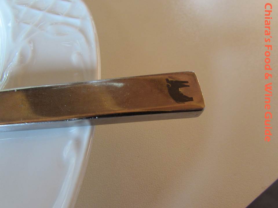 detail of the fork